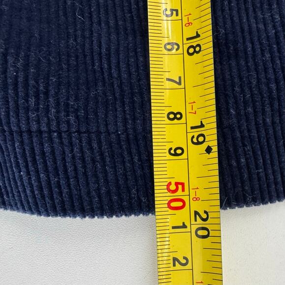 Vintage Kobotonokuni Embroidered Jumper Dress Navy Size 110 2T Corduroy - Picture 7 of 8